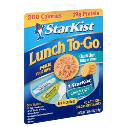 StarKist Lunch To-Go Chunk Light Tuna in Water 4.1 oz