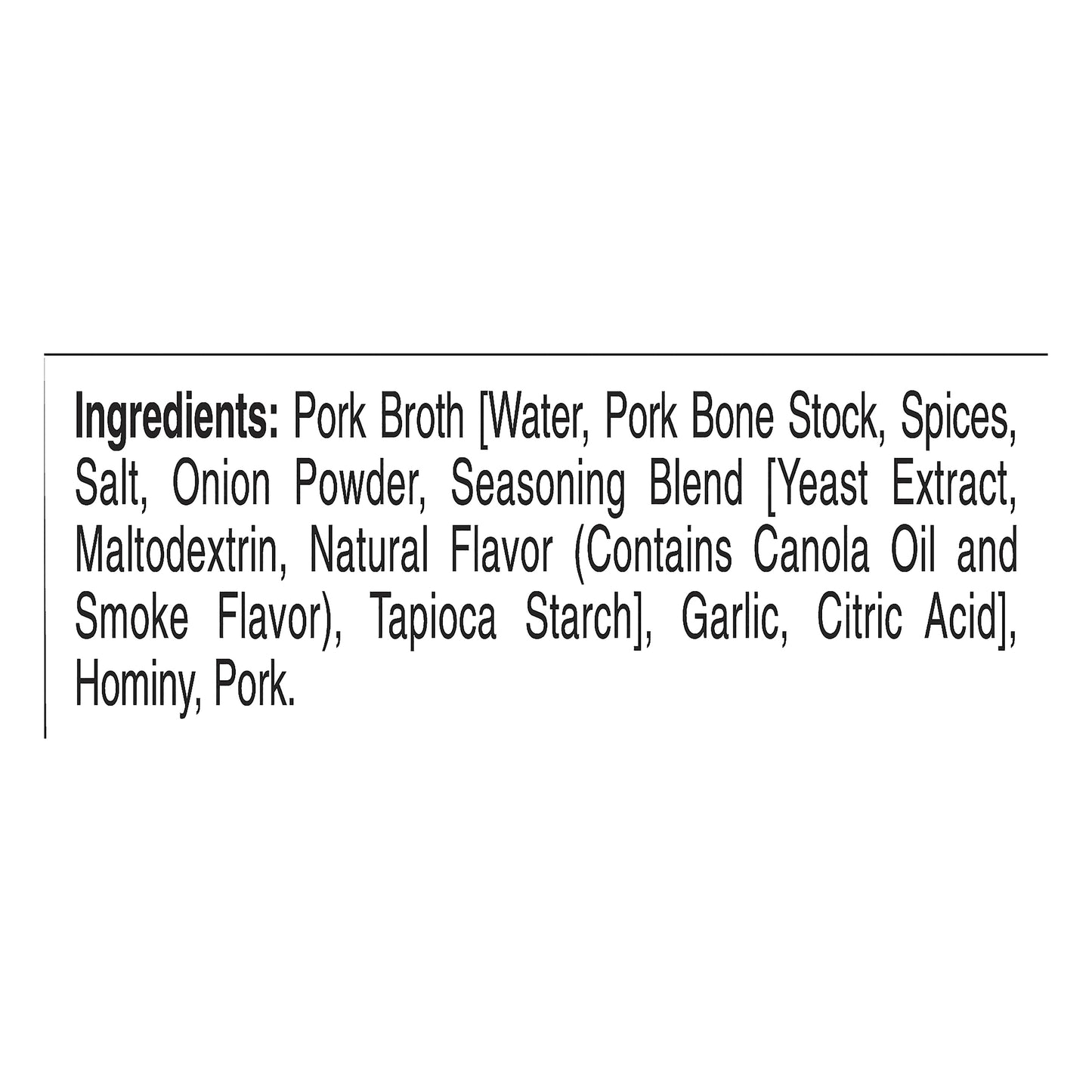 Juanita's Pork & Hominy Soup 25 oz