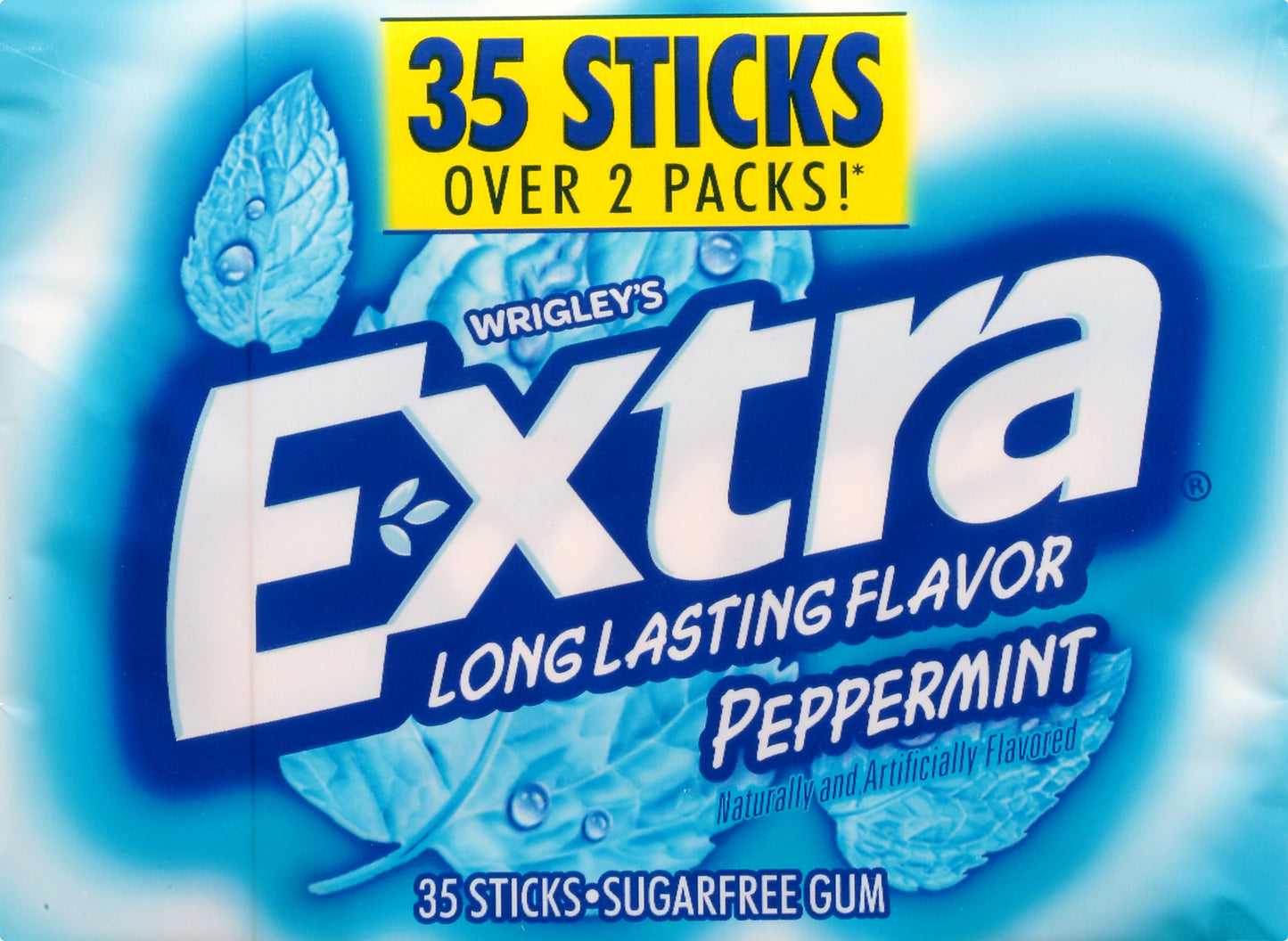 Extra Sugarfree Peppermint Gum 35 ea