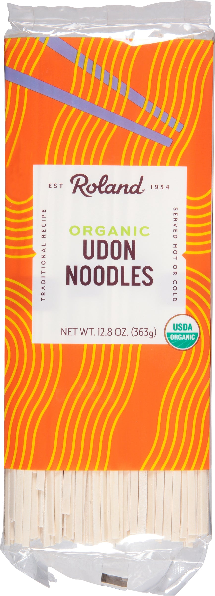 Roland Organic Traditional Recipe Udon Noodles 12.8 oz