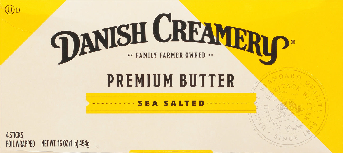Danish Creamery 4 Sticks Premium Sea Salted Butter 4 Sticks 4 ea