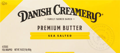 Danish Creamery 4 Sticks Premium Sea Salted Butter 4 Sticks 4 ea