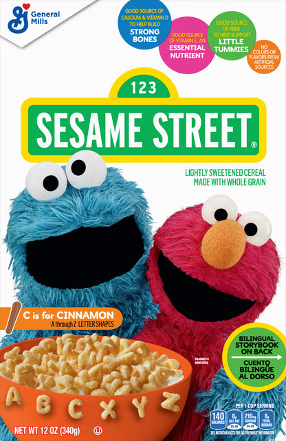 Sesame Street Sesame Street Cinnamon Cereal 12 oz