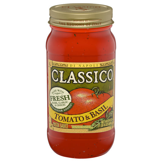 Classico® Tomato and Basil Pasta Sauce 24 oz. Jar