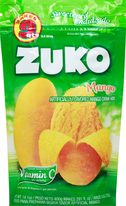 Zuko Mango Drink Mix 14.1 oz