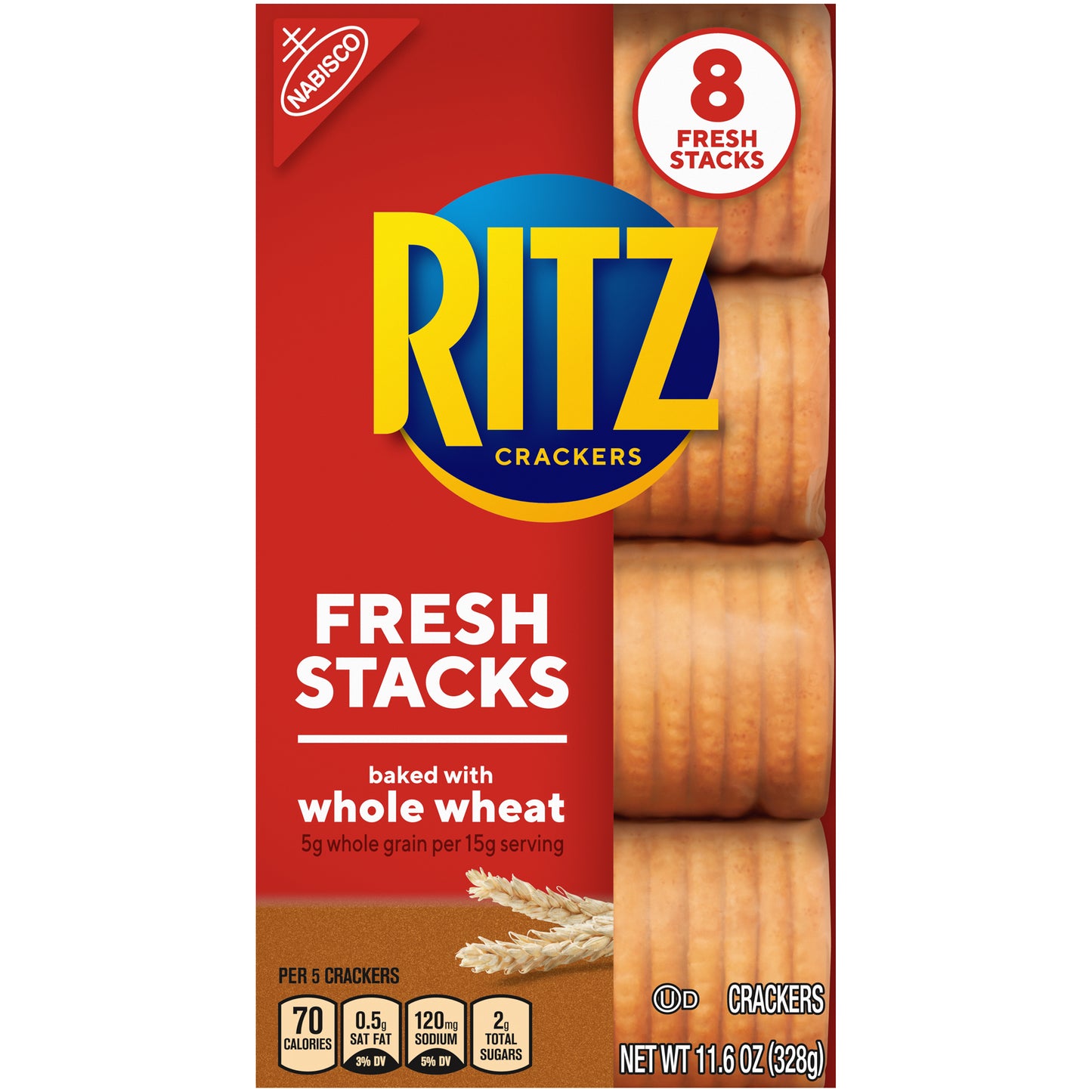 Nabisco Ritz Fresh Stacks Whole Wheat Crackers 8 ct Box