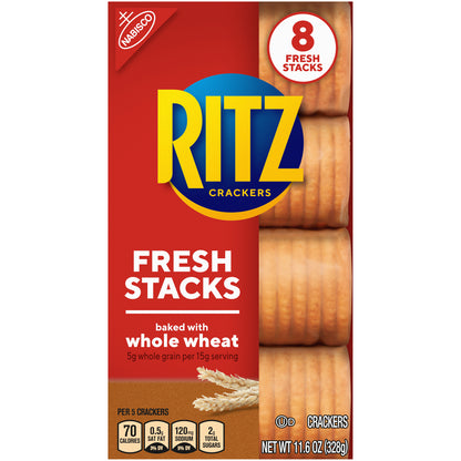 Nabisco Ritz Fresh Stacks Whole Wheat Crackers 8 ct Box