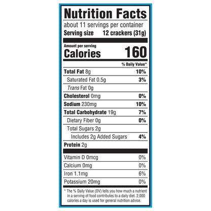 Nabisco Family Size Chicken in a Biskit Baked, Original Snack Crackers 12 oz