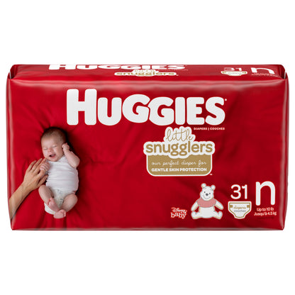 Huggies Little Snugglers Disney Baby N (Up to 10 lb) Diapers Newborn 31 ea