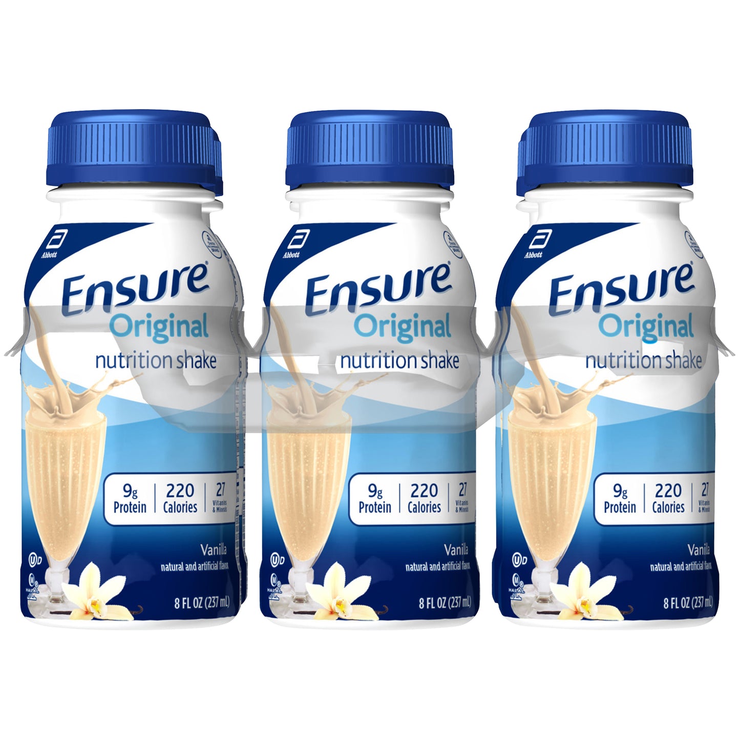 Ensure Original Nutrition Shake with 9 grams of protein, Meal Replacement Shakes, Vanilla, 8 fl oz,