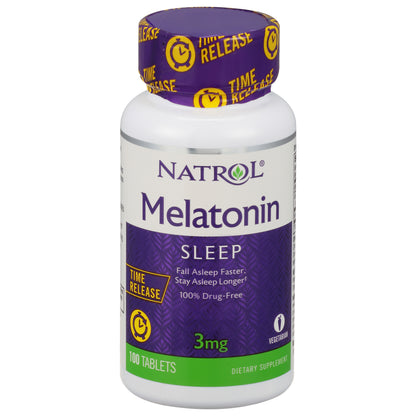 Natrol Tablets 3 mg Sleep Melatonin 100 ea