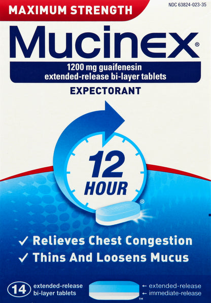 Mucinex Expectorant 14 ea