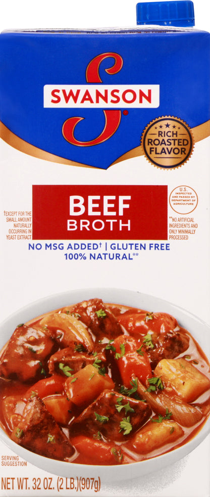 Swanson Beef Broth 32 oz
