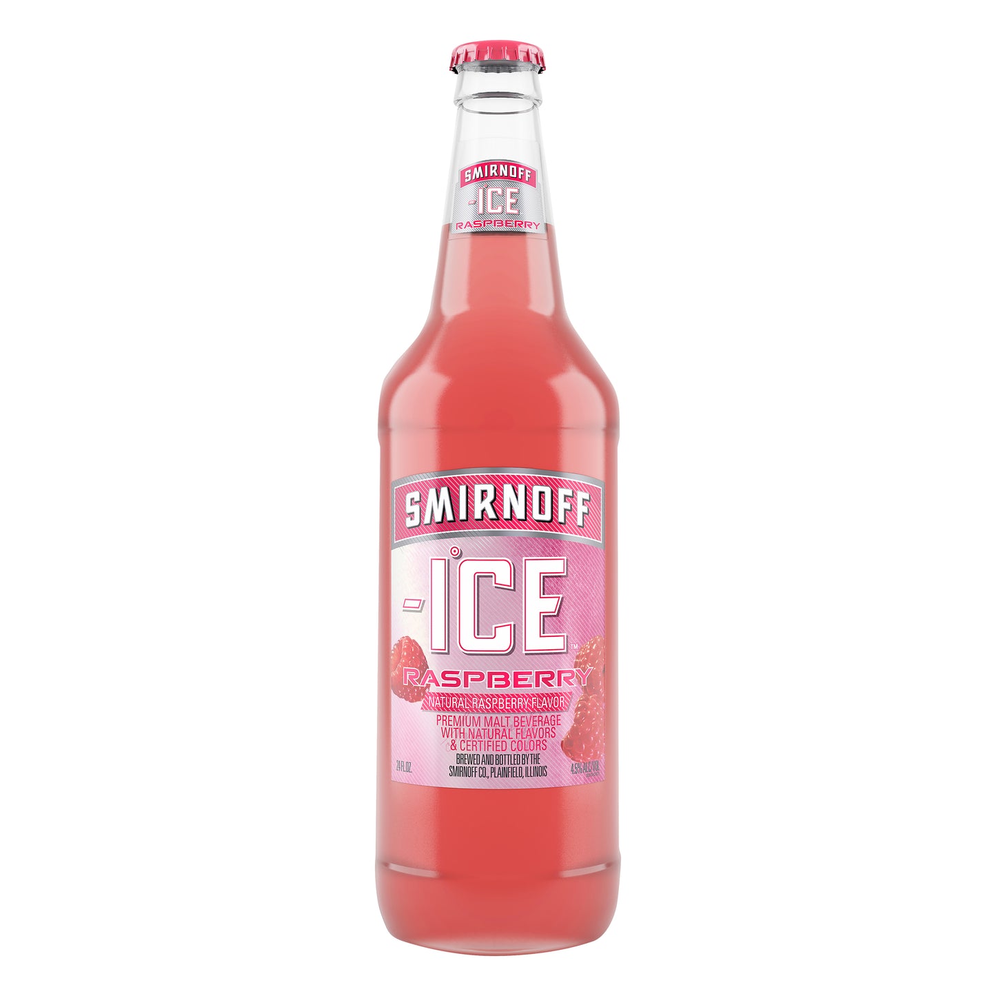 Smirnoff Ice Raspberry Malt Beverage 24 oz