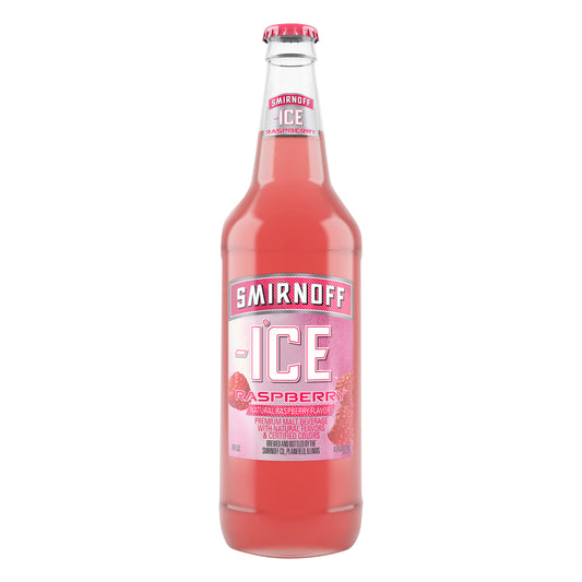 Smirnoff Ice Raspberry Malt Beverage 24 oz