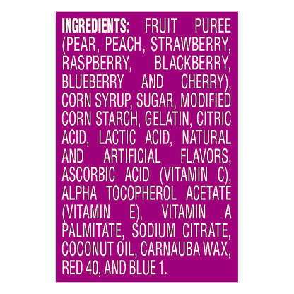 Welch's Fruit Snacks, Berries N Cherries, 0.9 Ounces, 10 Pouches