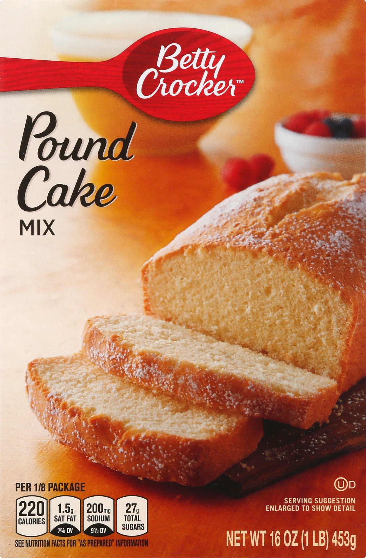 Betty Crocker Pound Cake Mix 16 oz