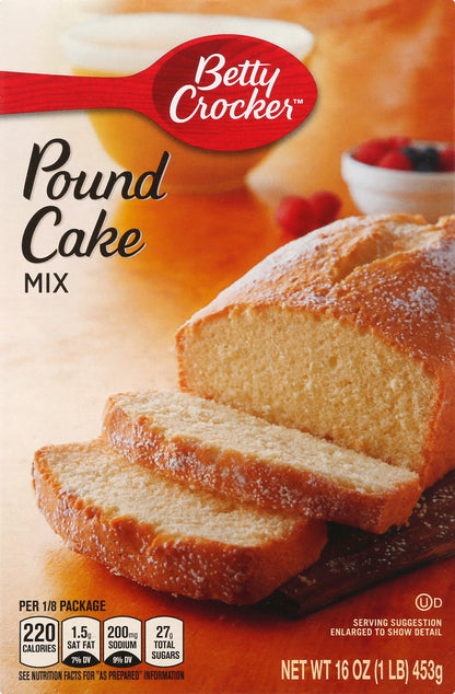 Betty Crocker Pound Cake Mix 16 oz