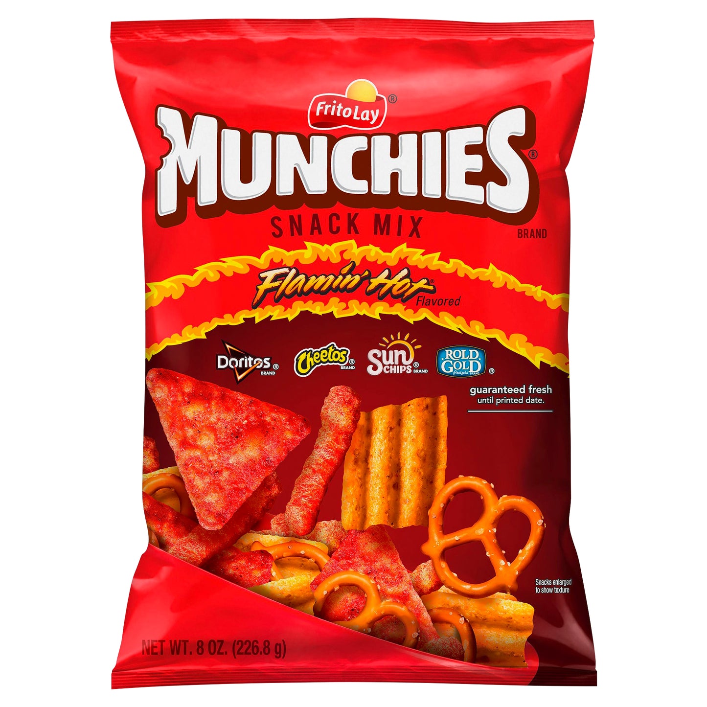 Munchies Snack Mix Flamin' Hot Flavored 8 Oz
