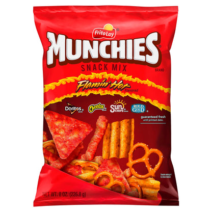 Munchies Snack Mix Flamin' Hot Flavored 8 Oz