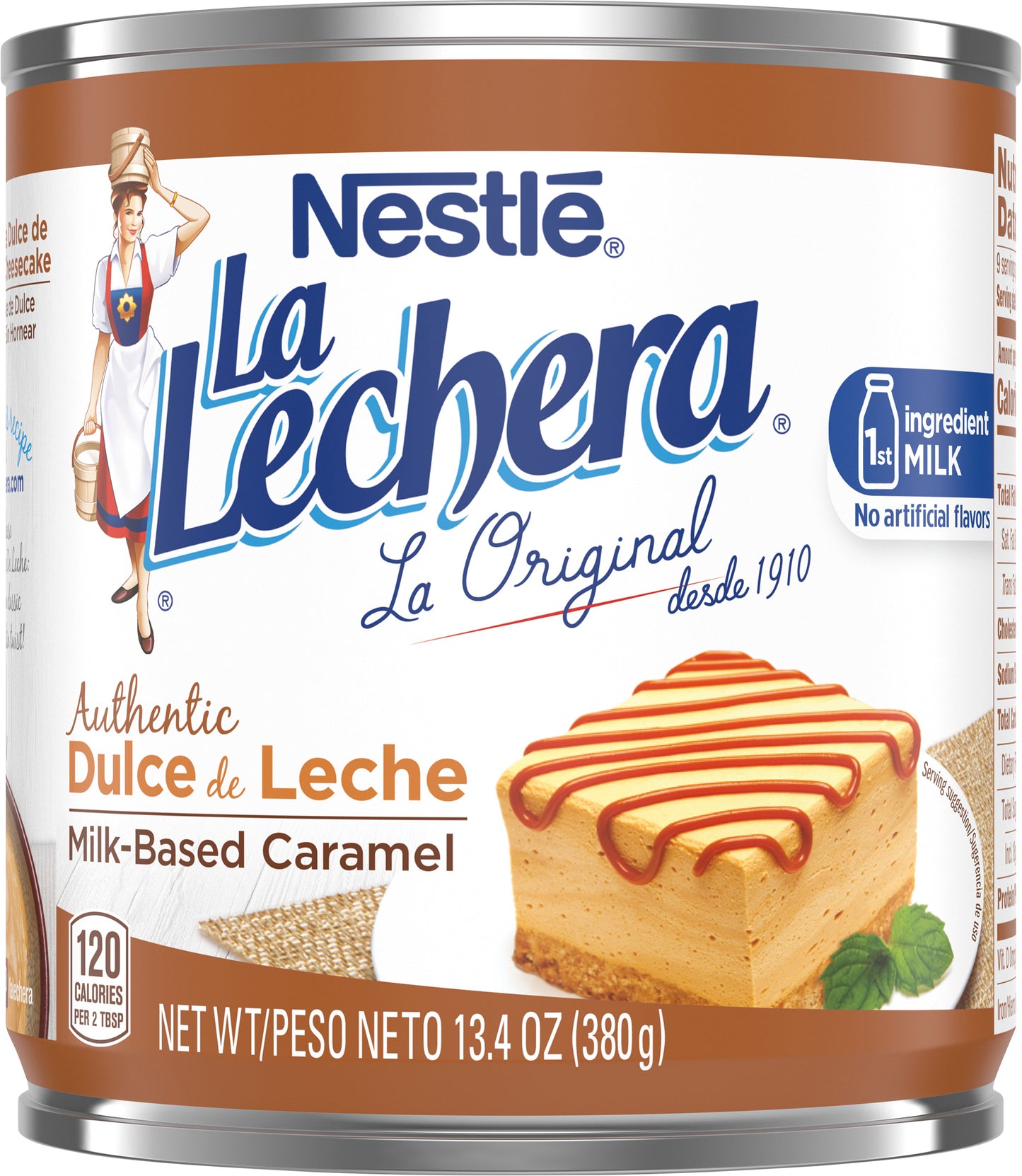 Nestle La Lechera Dulce De Leche Milk-Based Caramel 13.4oz (380g) English-Spanish