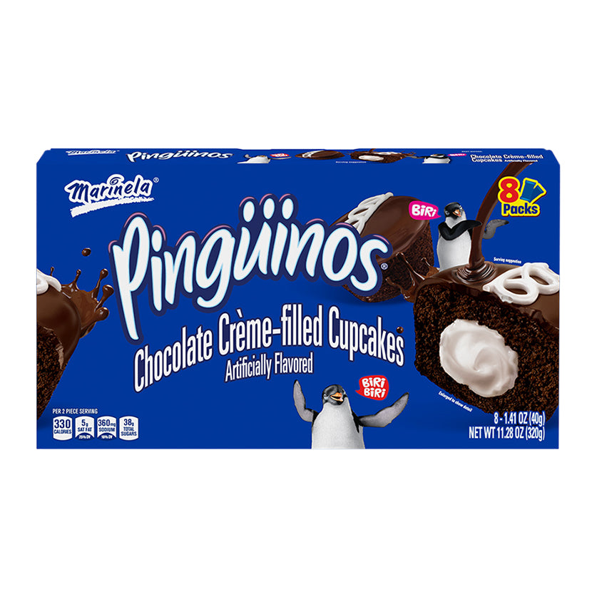 Marinela 8 Packs Chocolate Creme-Filled Cupcakes 8 - 1.41 oz Packs