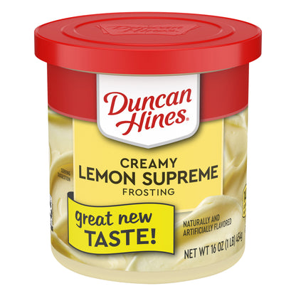 Duncan Hines Creamy Lemon Supreme Frosting 16 oz