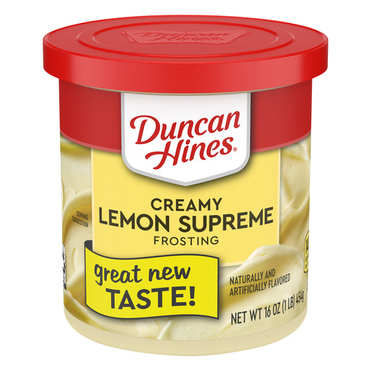 Duncan Hines Creamy Lemon Supreme Frosting 16 oz