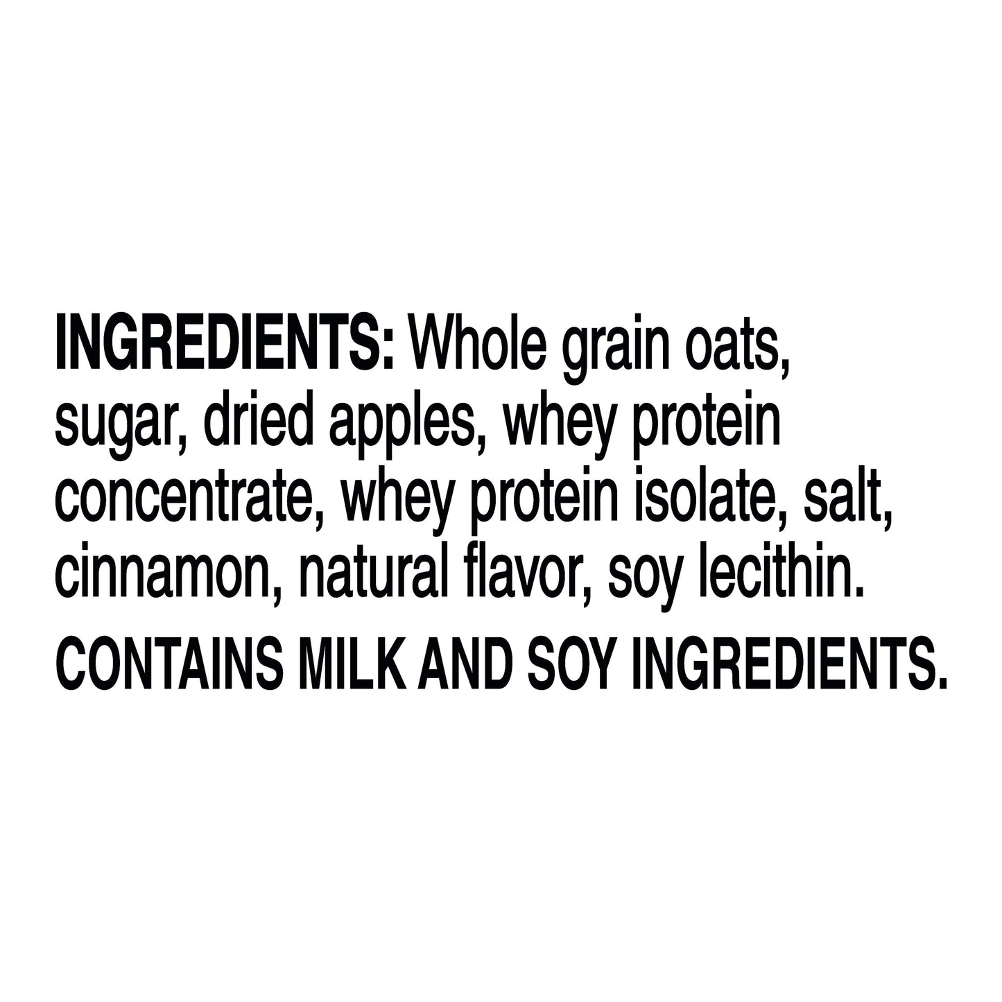 Quaker Protein Apples & Cinnamon Instant Oatmeal 6 ea