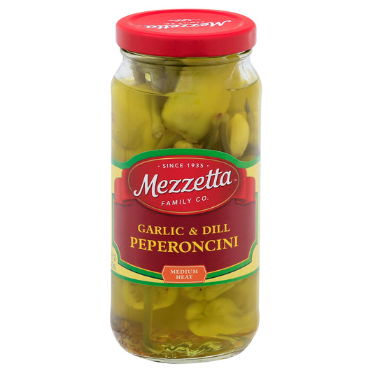 Mezzetta Medium Heat Garlic & Dill Pepperoncini 16 oz