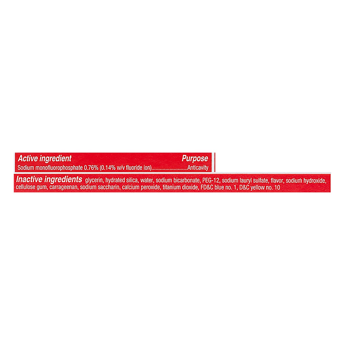 Colgate Gel Anticavity Fluoride, Baking Soda & Peroxide Whitening Frosty Mint Stripe Toothpaste 6 oz