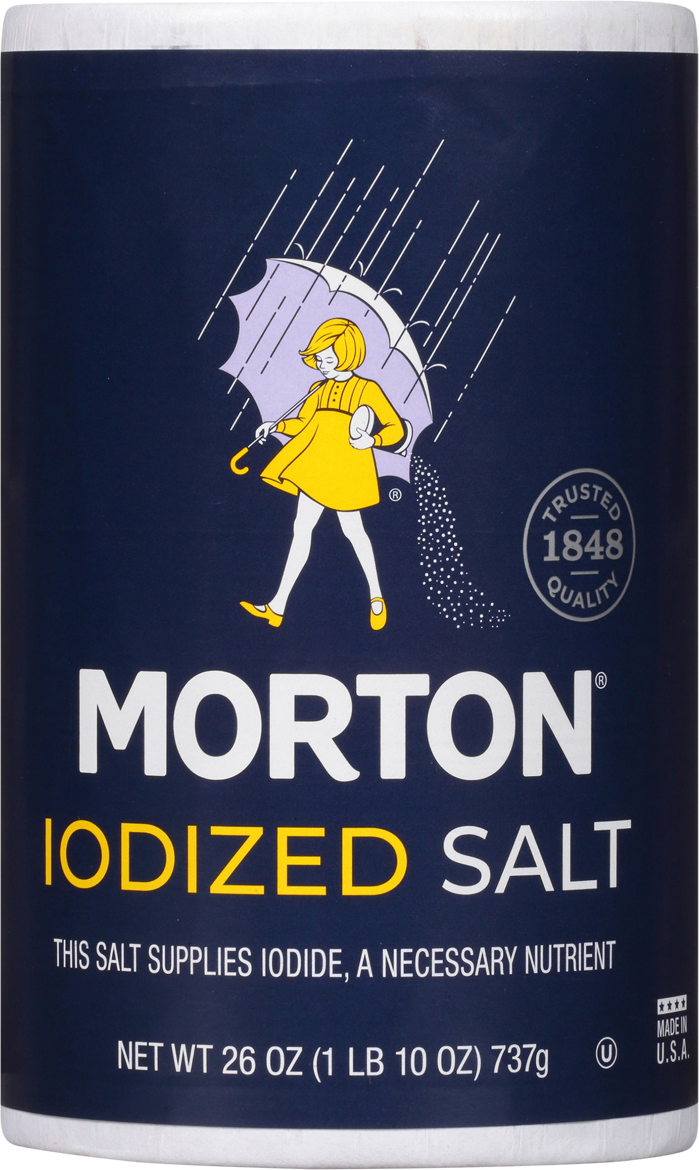 Morton Iodized Salt 26 oz