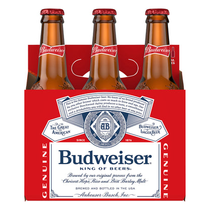 Budweiser Lager Beer 6 oz
