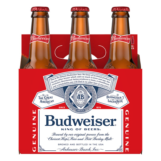 Budweiser Lager Beer 6 oz