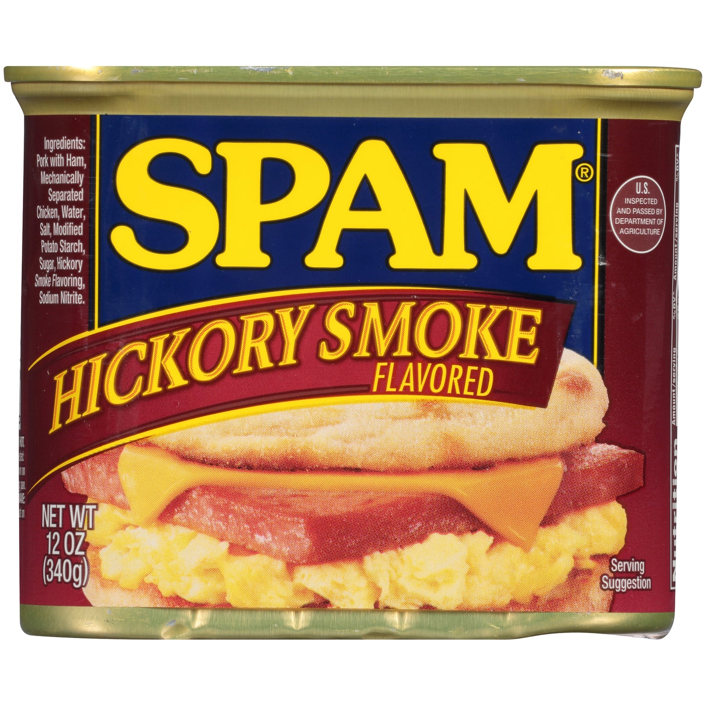 SPAM® Hickory Smoke Flavored Canned Meat 12 oz. Pull-Top Can