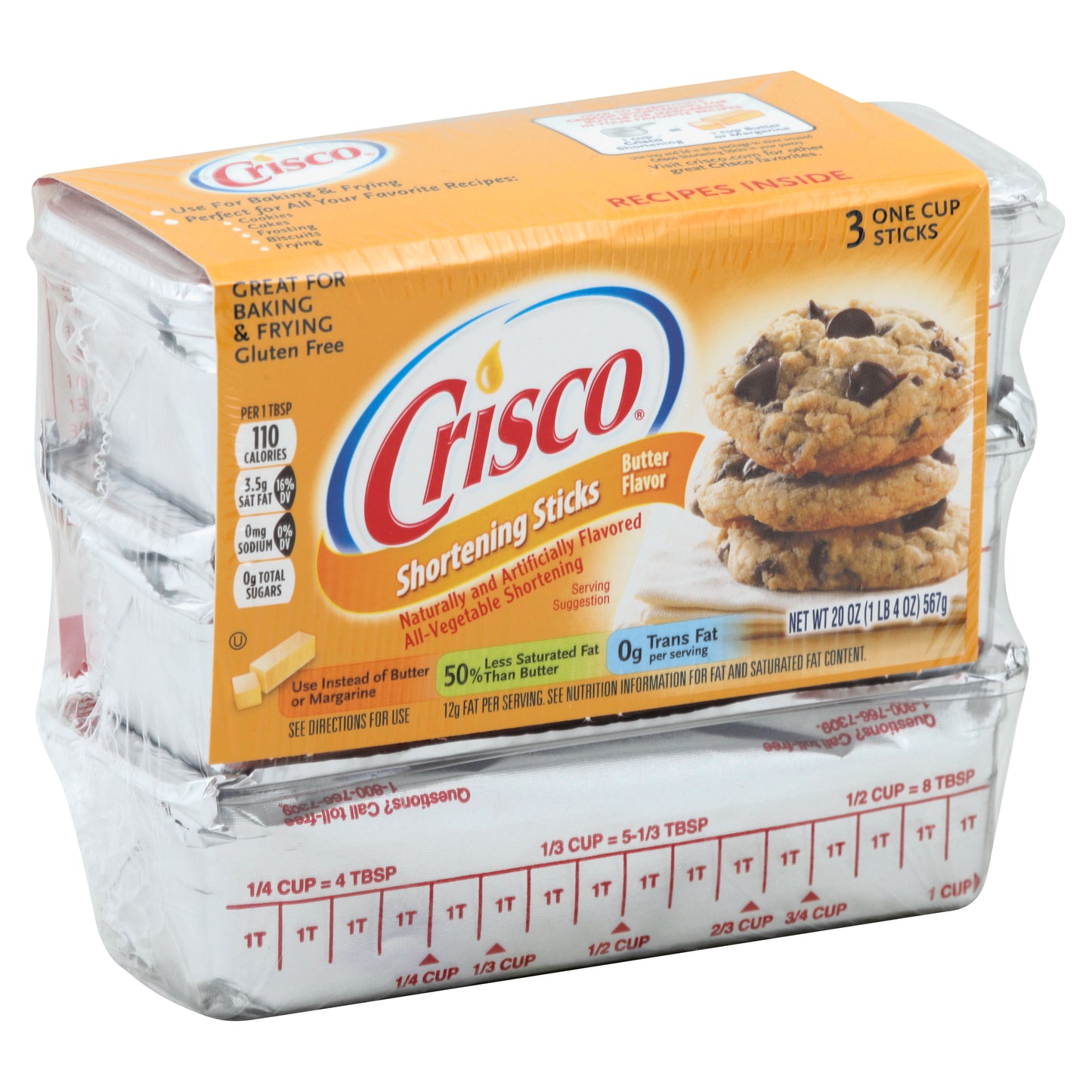 Crisco All-Vegetable Shortening 3 ea