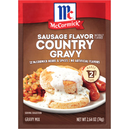 McCormick® Sausage Flavor Country Gravy Mix 2.64 oz. Packet