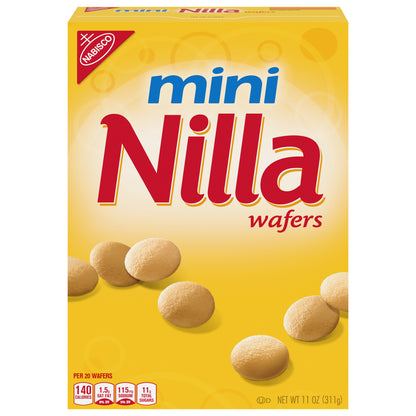 MONDELEZ GLOBAL LLC (SNACKS US) NABISCO CARTON - MINI NILLA WAFER - 12 - 11Z - 044000027353 - (HFS)