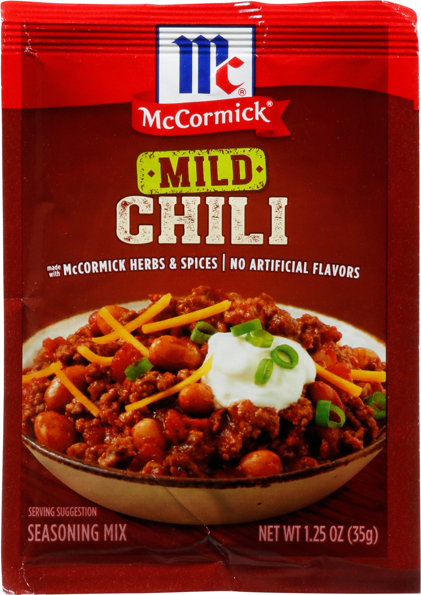 McCormick Mild Chili Seasoning Mix 1.25 oz