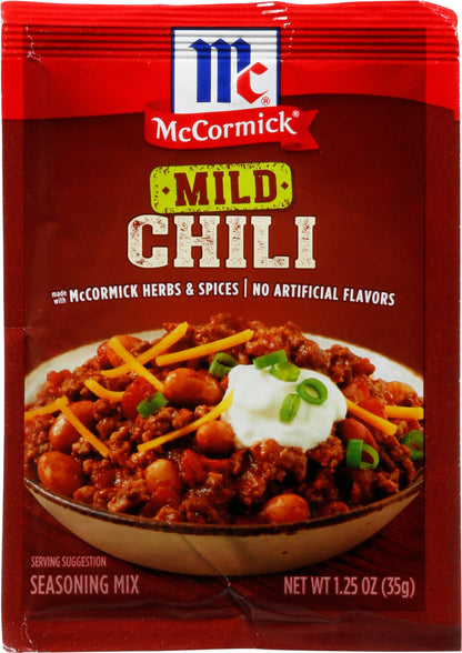 McCormick Mild Chili Seasoning Mix 1.25 oz