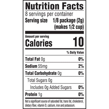 Jell-O Sugar Free Orange Instant Gelatin Mix, 0.6 oz Box