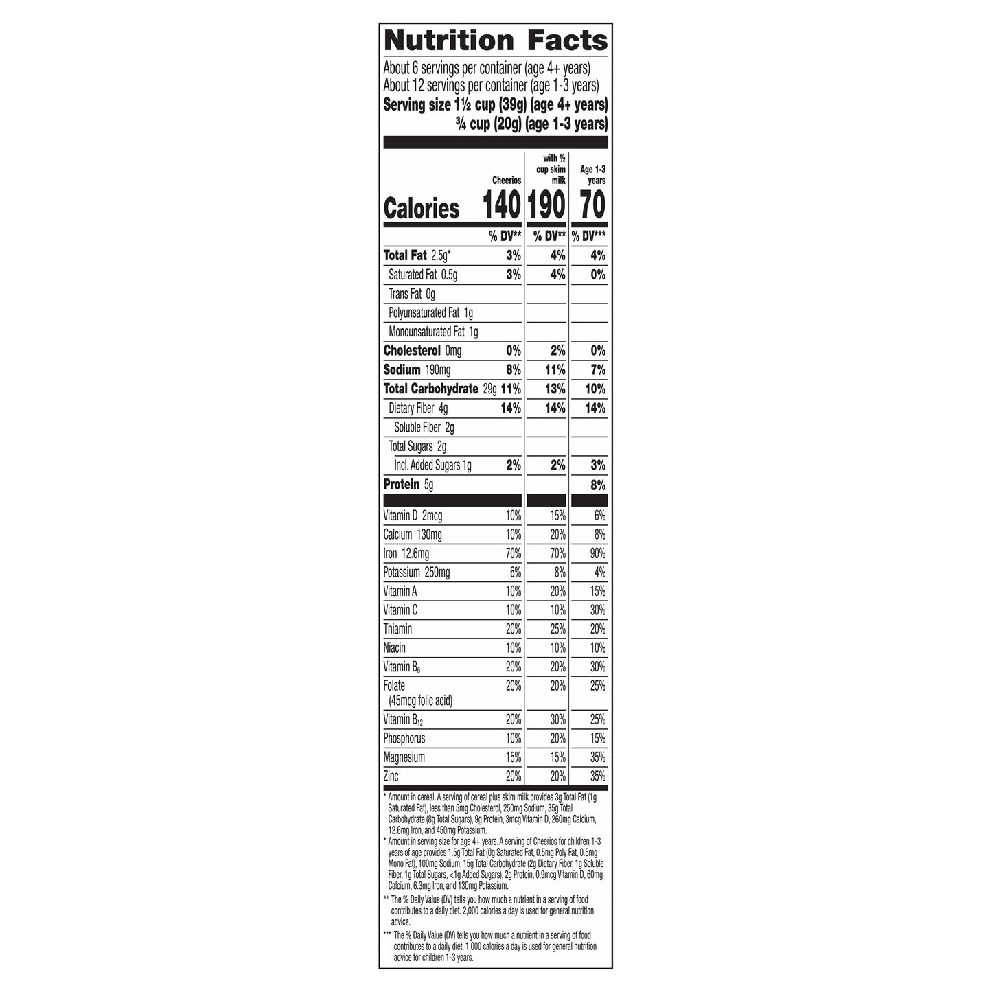 Cheerios Whole Grain Oats Gluten-Free Breakfast Cereal, 8.9 oz