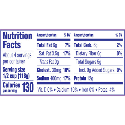 Knudsen Small Curd 4% Milkfat Cottage Cheese, 16 oz Tub