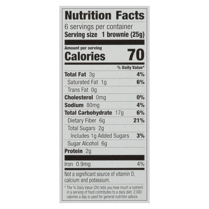 Fiber One Chocolate Fudge Brownies 6 0.89 oz Box 6 ea Box