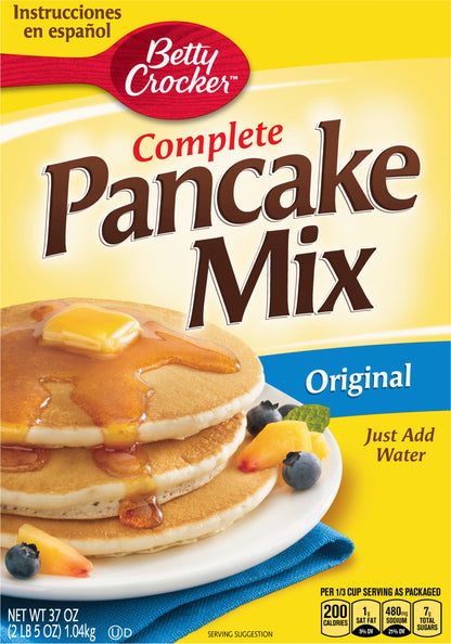 Betty Crocker Complete Pancake Mix, Original,  37 oz