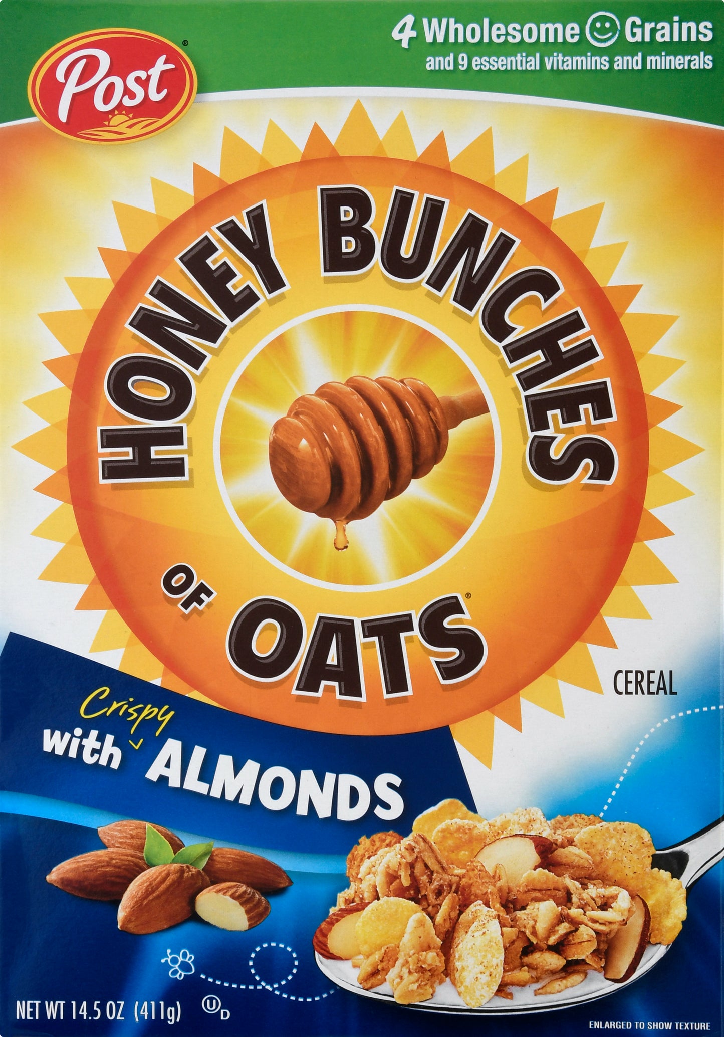 Honey Bunches Of Oats with Crispy Almonds Cereal 14.5 oz