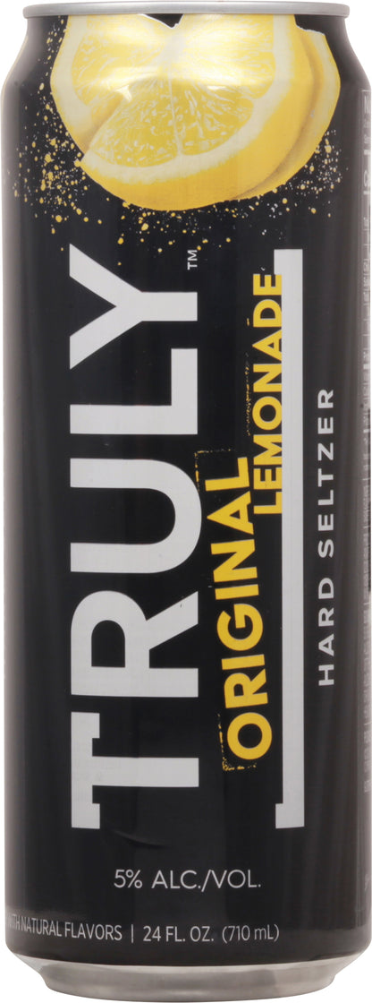Truly Original Lemonade Hard Seltzer 24 fl oz Can
