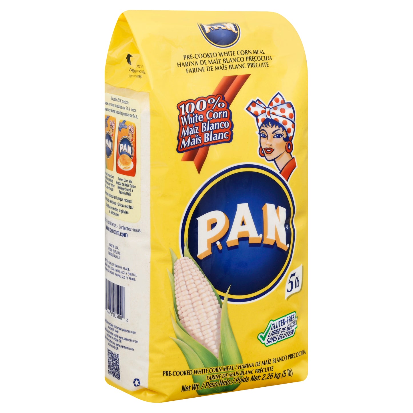 P.A.N. White Corn Meal 2.26 kg