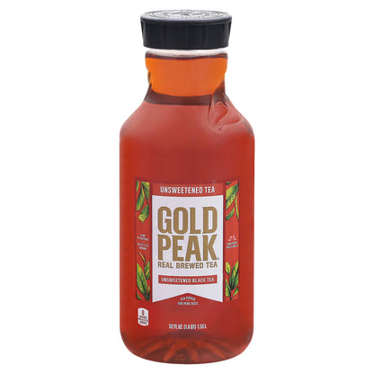 Gold Peak Unsweetened Black Tea Real Brewed Tea 52 fl oz Bottle