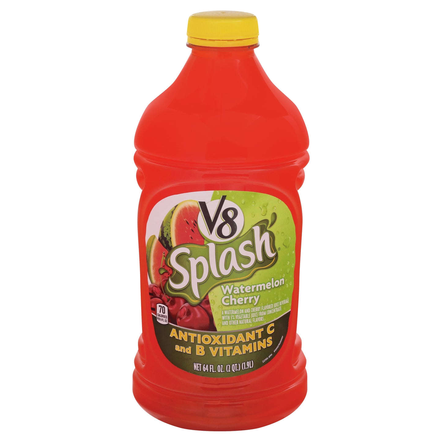 V8 Splash Watermelon Cherry Juice Beverage 64 oz